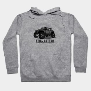 A Jeep Slogans Still Better thank being stuck in traffic! - Grey Essential Hoodie